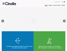 Tablet Screenshot of cinolla.com